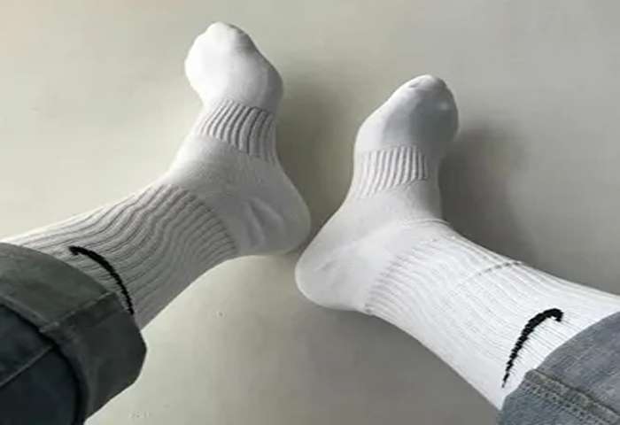 جوراب مردانه سفید بادوام مصرف طولانی